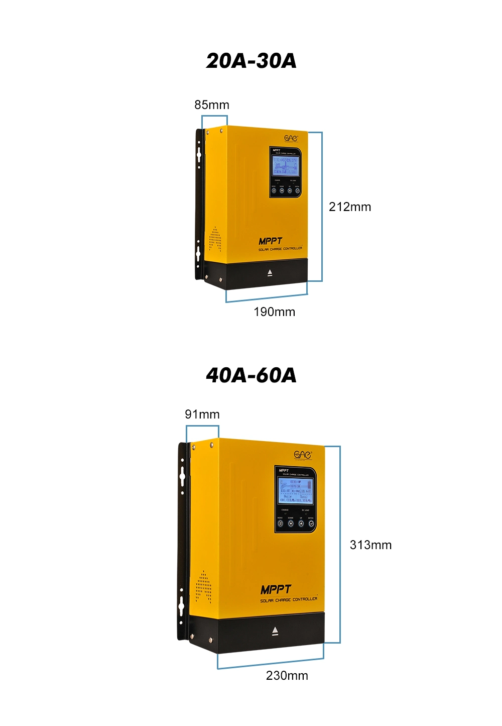 MPPT Solar Charge Controller 80AMP 12/24/36/48V Charger Controller for Home Use Solar Panel System Controller